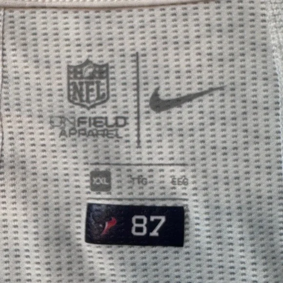 Houston Texans Nike Shirt Mens 2XL White Logo NFL On Field Apparel 853515-100 - Picture 3 of 11